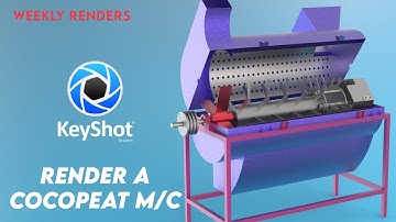 Cocopeat Machine Rendering in KeyShot | Timelapse | Weekly Renders