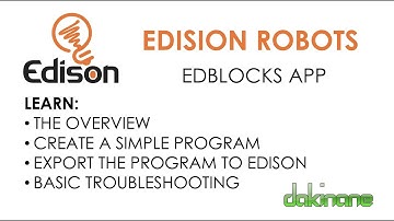 Edblocks App    how to program the Edison robot