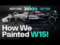 A step by step guide on how we painted our 2024 f1 car 