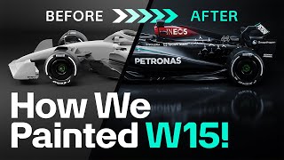 A Step by Step Guide on How We Painted Our 2024 F1 Car 🤩 by Mercedes-AMG Petronas Formula One Team 256,207 views 3 months ago 4 minutes, 1 second