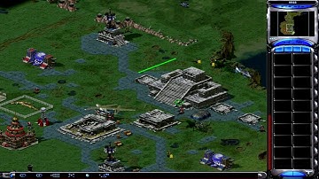 C&C Red Alert 2 Allied Campaign Mission 9 - Sun Temple [HD]