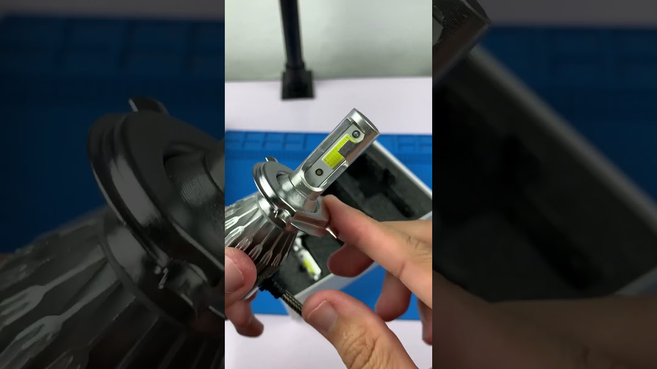 C6 LED HEADLAMP BULB H4 TYPE INSTALL AT ALMERA | SEE THE RESULTS 