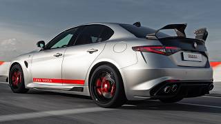 Alfa Romeo Giulia Quadrifoglio Luna Rossa takes to Balocco track