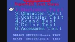 SNES Test Program Music - This is Your Left Channel