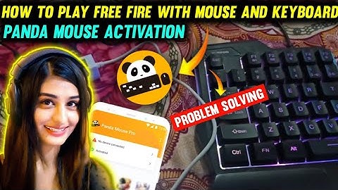 How To Play Free Fire Mouse😱Keyboard 💯 Activate Panda Mouse Pro🐼 Without Wireless Debugging Options🔥