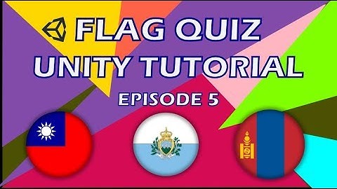 Hoe maak je een quizspel in Unity (E05 - Vlagrotatie)