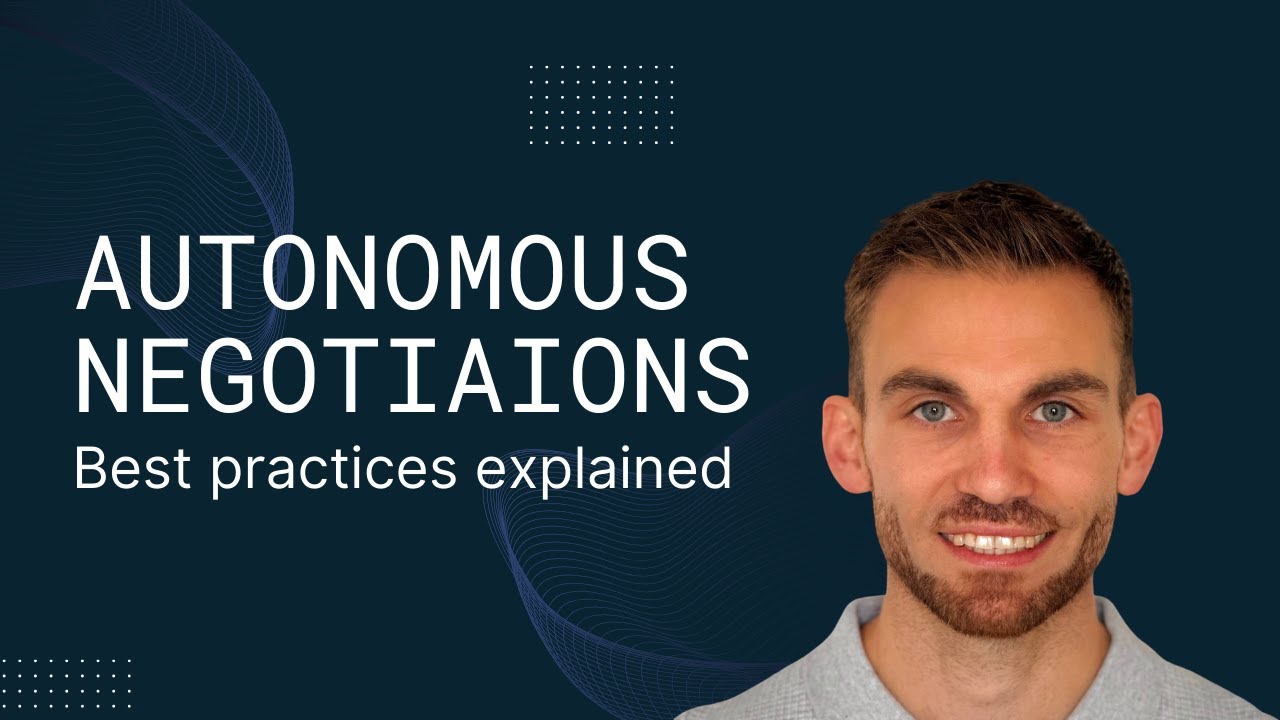 6 best procurement practices when using AI for autonomous negotiations ...