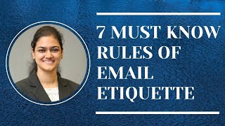 How to write emails | Email Etiquette 101 | Career Series by Madhuri Varma