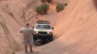 FJ Cruiser Wheels Hell's gate on Hell's Revenge Moab