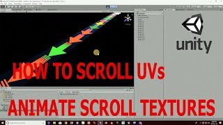 How to scroll UVs or How to animate tile able textures in Unity !