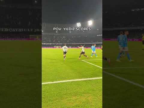 POV: Kenan Yildiz scores in Naples