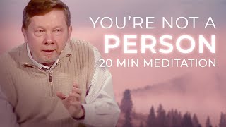 Celebrity You’re Not a Person, You’re Presence | 20 Minute Meditation with Eckhart Tolle Net Worth
