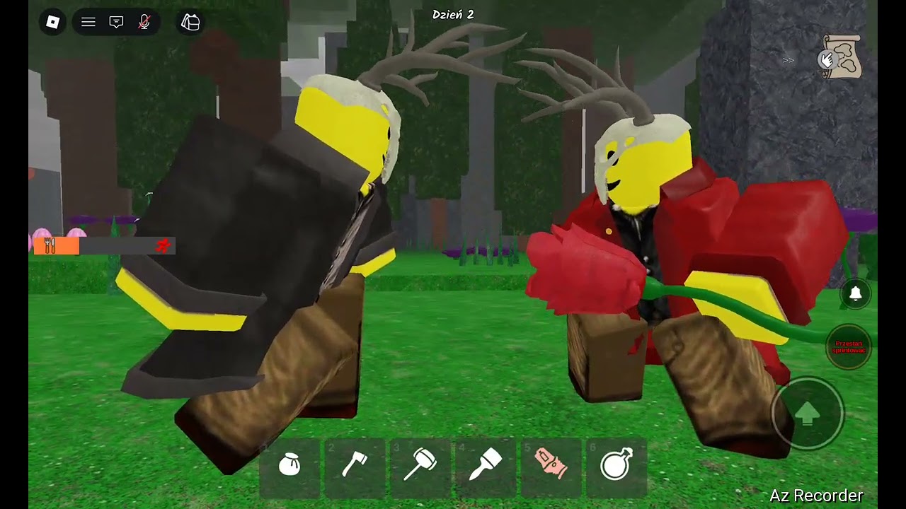 Gram w Dude's Batelgrounds i 99 nocy w lesie #roblox #dudesbatelgrounds #99nightintheforest 