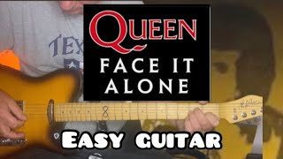 Queen Face it alone guitar lesson 2022 new song