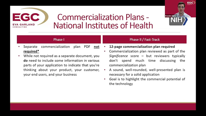 SBIR/STTR Series 4/4: Commercialization Plans