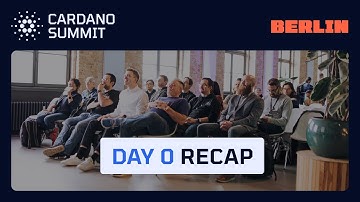 Cardano Summit 2025: Day Zero Recap