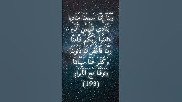 السورة: آل عمران القارئ: ماهر المعيقلي الآية: 193-194