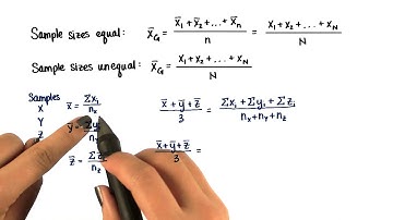 Grand Mean - Intro to Inferential Statistics