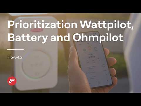 How-To | Prioritization Wattpilot, Battery and Ohmpilot in the Solar.wattpilot App