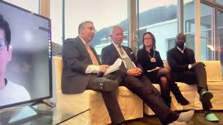 Lord Mayor of London Nicholas Lyons final comments on panel at World Economic Forum 2023