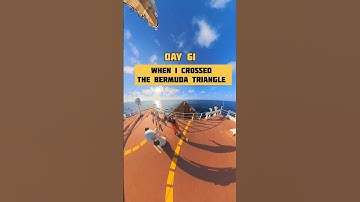 When I crossed Bermuda Triangle for 25th time! Day 61 #bermudatriangle