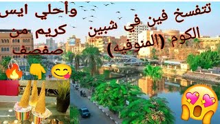 جوله في مدينه شبين الكوم (المنوفيه) وشارع باريس في العيد🎉 وايس كريم صف صف مفيش اجمل من كده😋