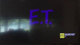 E.t The Extra Terrestrial 9Hd Intro
