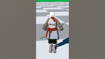 A Basic Method for Making Clothing for 3D Characters (Blender 4.0+) #shorts