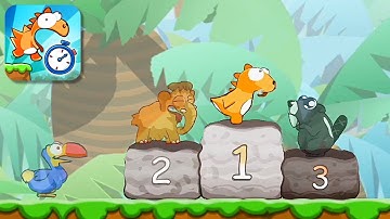 Dino Rush Race - Gameplay Showcase (iOS)