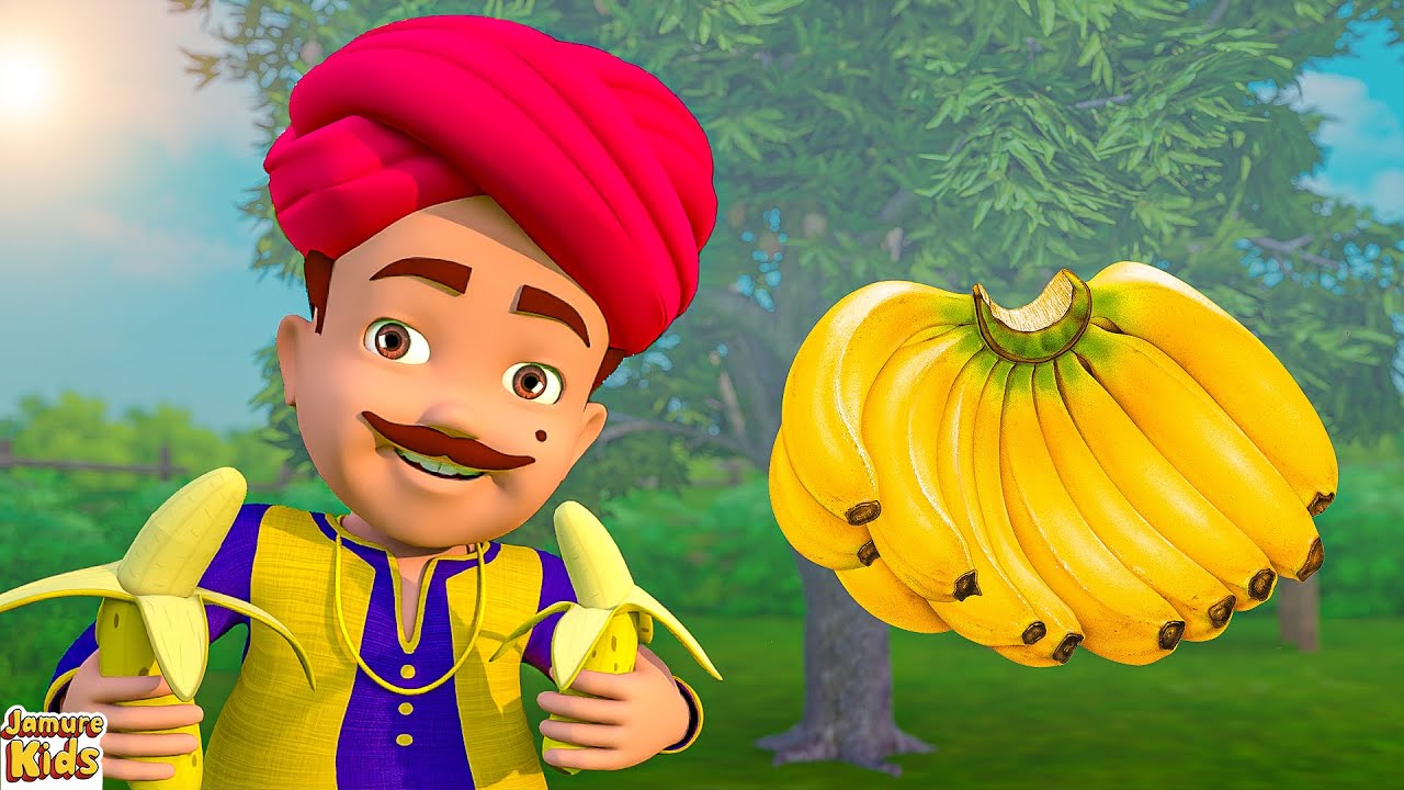 Lalaji Ne Kela Khaya I Part 2 | Hindi Nursery Rhymes Cartoon | Jamure Kids