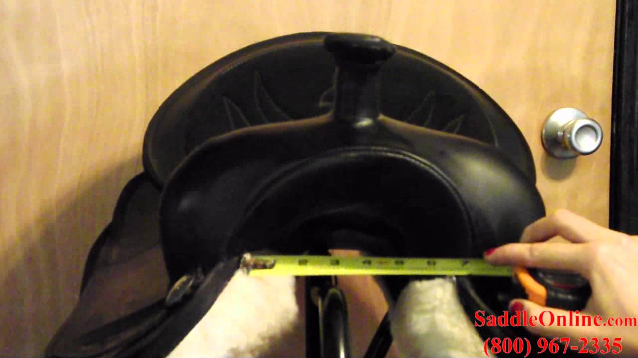How do you measure the gullet on a western saddle Measure Full Qh Gullet Youtube