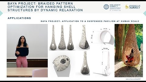 The baya-nest pavilion: braided pattern optimization for hanging shell structures