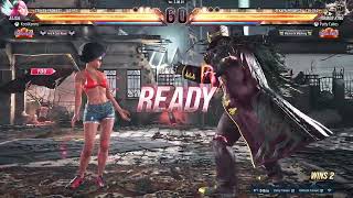 KOOLKenny148st TEKKEN 8 - My Alisa Bosconovitch VS Armor King Gameplay. Match 2.