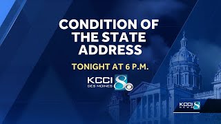 Iowa Gov. Kim Reynolds to give 2025 Condition of the State address Tuesday night