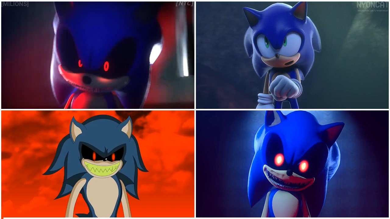 Sonic vs Sonic.exe 😱 | Coffin Dance Animation (AI 3D)