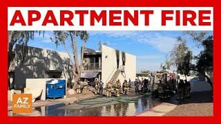 Crews extinguish north Phoenix apartment fire