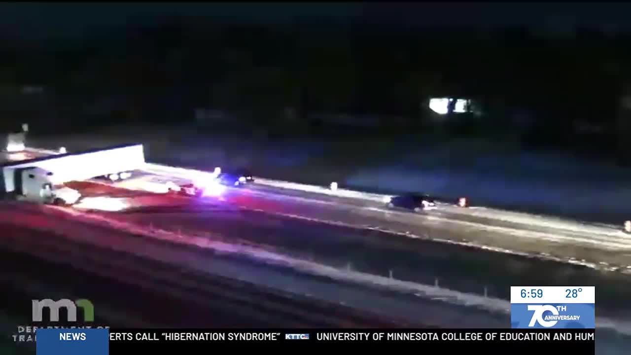 Slippery, snowy conditions lead to multiple crashes during the morning ...