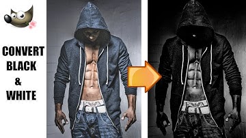 How to Convert Photo to Black & White in GIMP | Best GIMP Black & White Effect Tutorial 2025