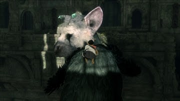 The Last Guardian - Part 4 Second Ruins: Trico & Boy Play in Water, Climb Ruins, Armored Trico Intro