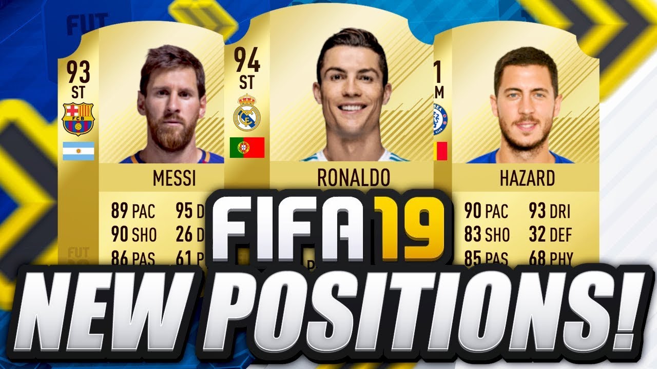 NEW FIFA 19 POSITION CHANGES!?