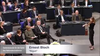 Nigun - Ernest Bloch Played By Judith Stapf And Kärt Ruubel In The German Parliament 2018