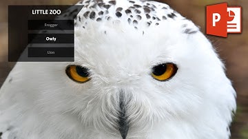 Design a Powerpoint Dropdown Menu Navigation ✔