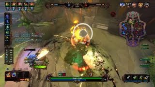 ThatFrenzyKiid|Smite Sylvanus Clutch Pulls Through Walls(Best of Smite 3 clip 7)