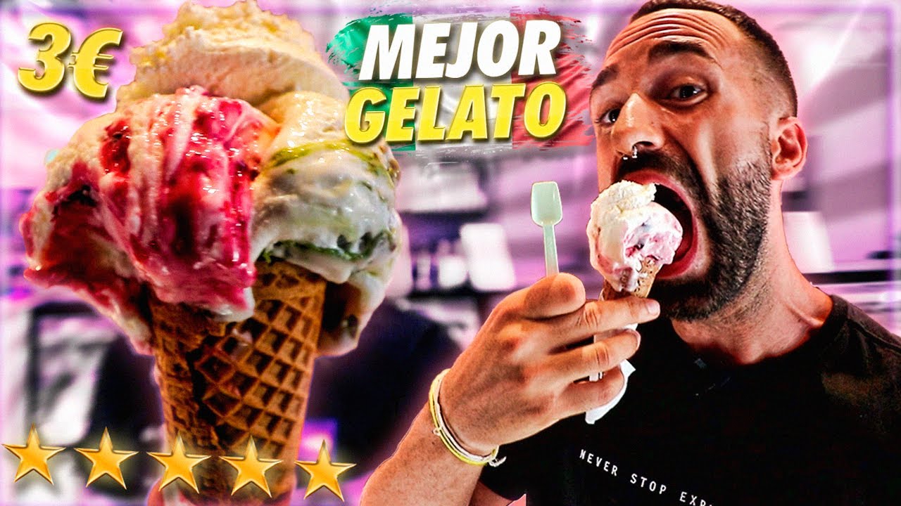 Probando el MEJOR GELATO ITALIANO por Primera Vez l **Receta Artesanal de  Milán** - YouTube