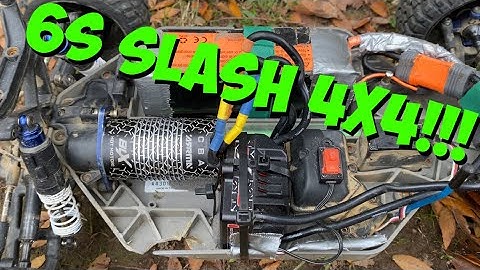 6s Traxxas Slash 4x4 (Arrma 6s Motor in Traxxas Slash)