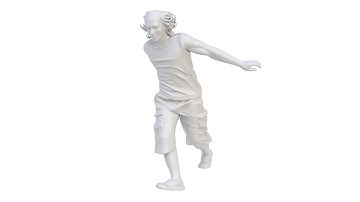 3d model of the character man. Superhive, CGtrader (no sound)