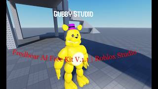 Fredbear Ai Free Kit V.1.1 Roblox Studio