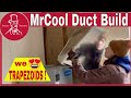 How to build a Duct Transition for Mr Cool Universal - Change duct direction building a duct plenum