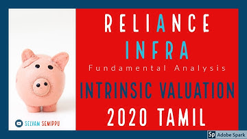 Reliance Infra Intrinsic Valuation || DCF, EPV, Technical All 3 in 1 Tamil
