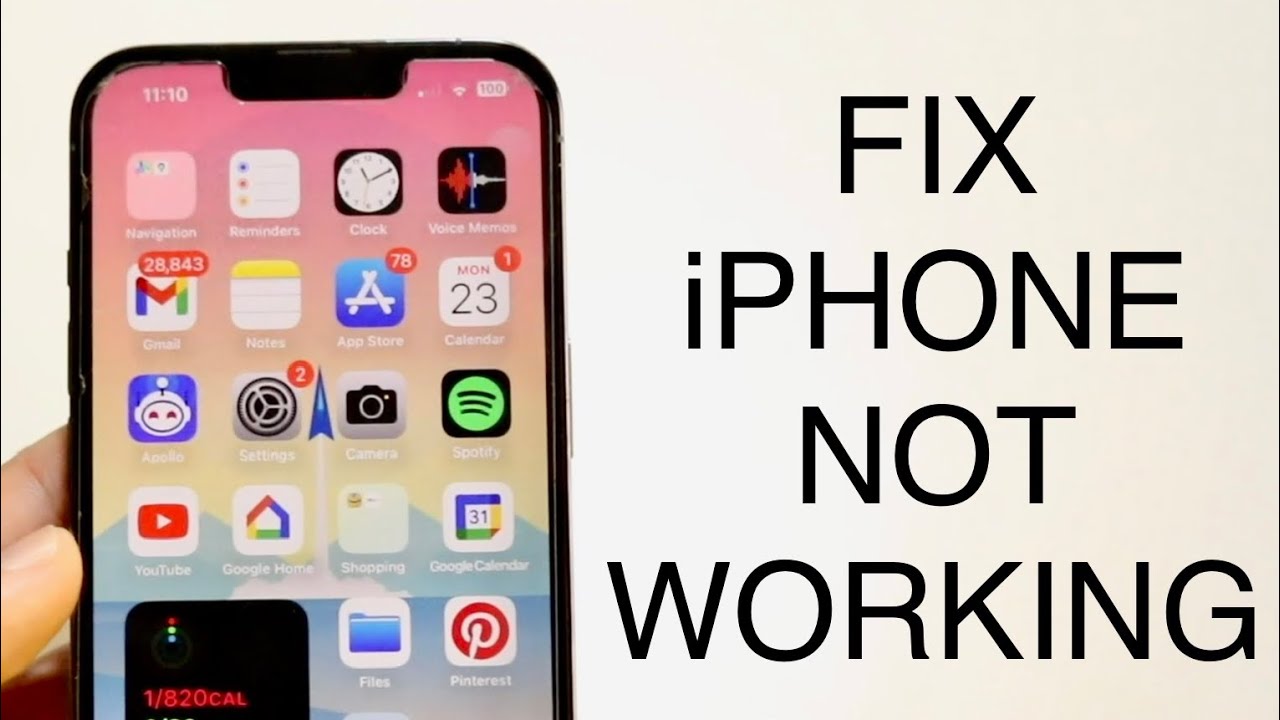 How To Fix iPhone Not Working After Update! (2023) - YouTube